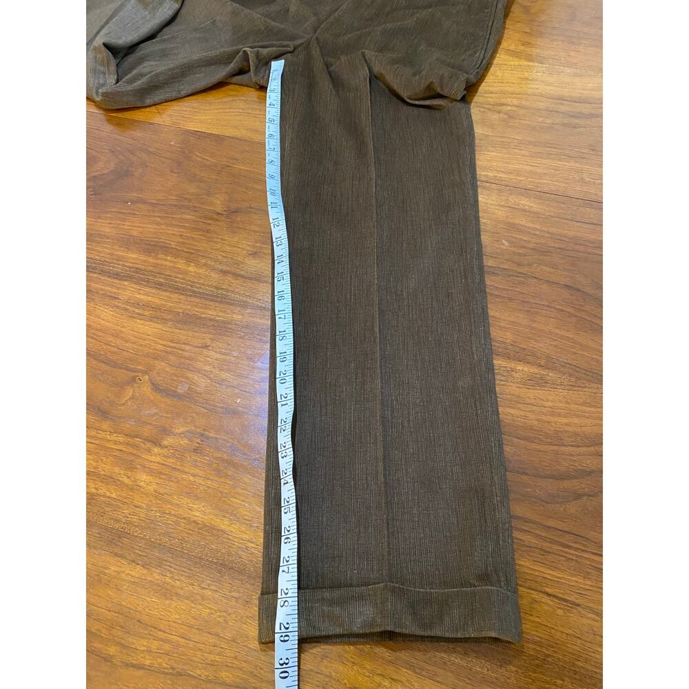Brown Jack‎ Victor Collection Pinwale Corduroy Dress Trouser Pants (Men's 34 R) - Picture 6 of 12